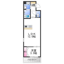 ウイルコート大今里西の物件間取画像